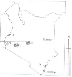 map of kenya jhgzd