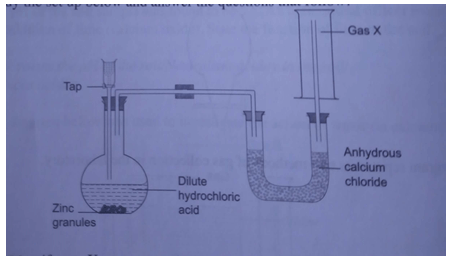 Passage of gas through chemicals