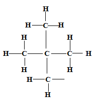 1d sructural of isomer propane